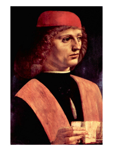 Portrait Of A Musician - Leonardo Da Vinci Painting